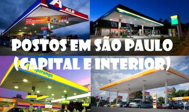 Postos à venda São Paulo (capital e interior).